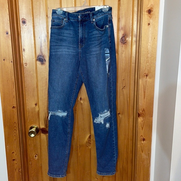 American Eagle Outfitters Denim - American Eagle High Rise Stretch Ripped Mom Jean
